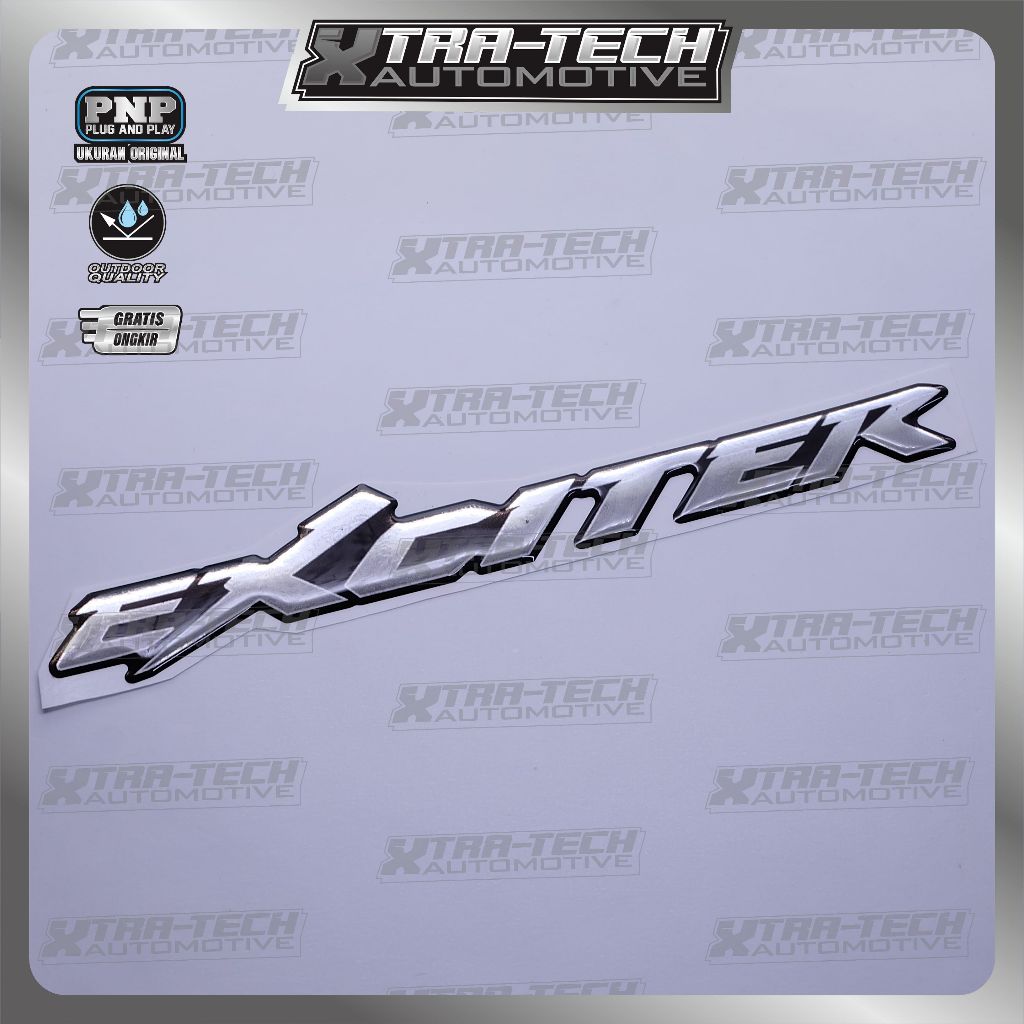 Emblem yamaha exciter / emblem timbul yamaha exciter 155 / emblem titanium exciter / emblem yamaha e
