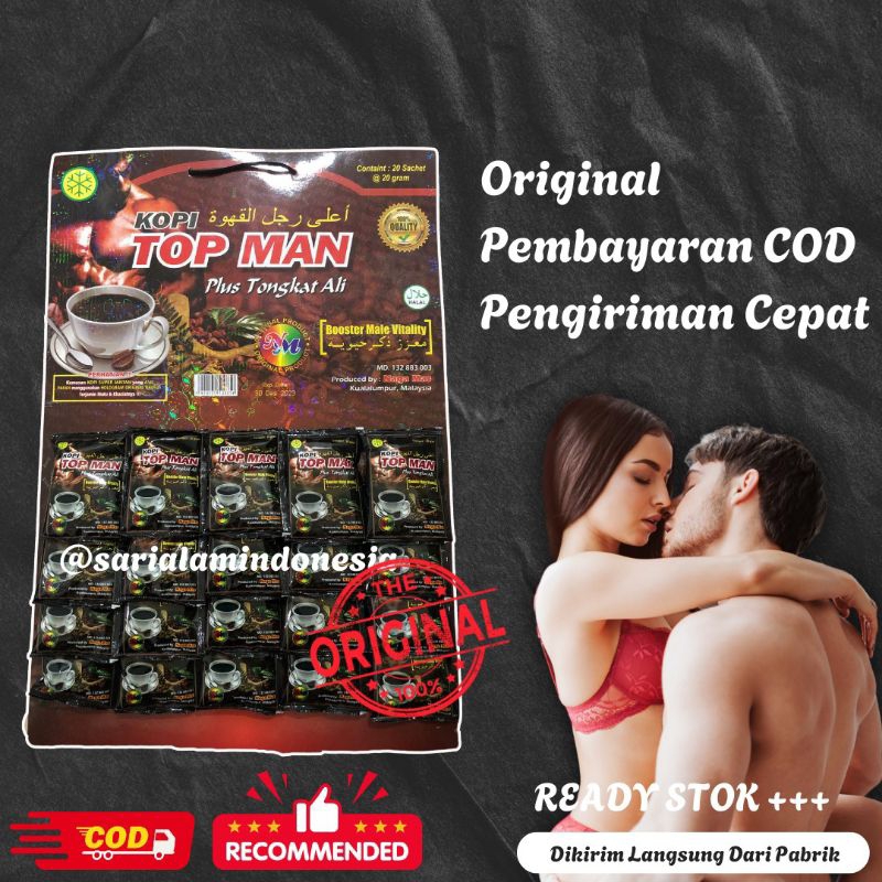 

Kopi Top Man Original 100% Asli Isi 20 Sachet
