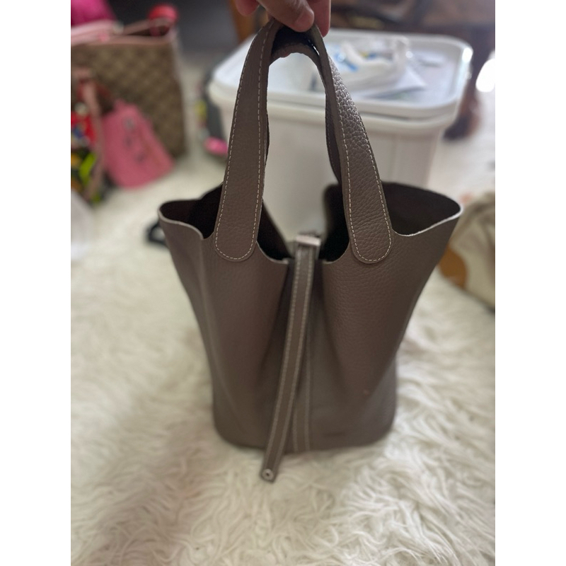 Tas picotin no Brand kulit asli