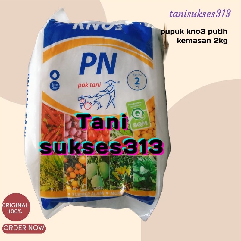 Pupuk kno3 putih pak tani 2kg kno putih pupuk