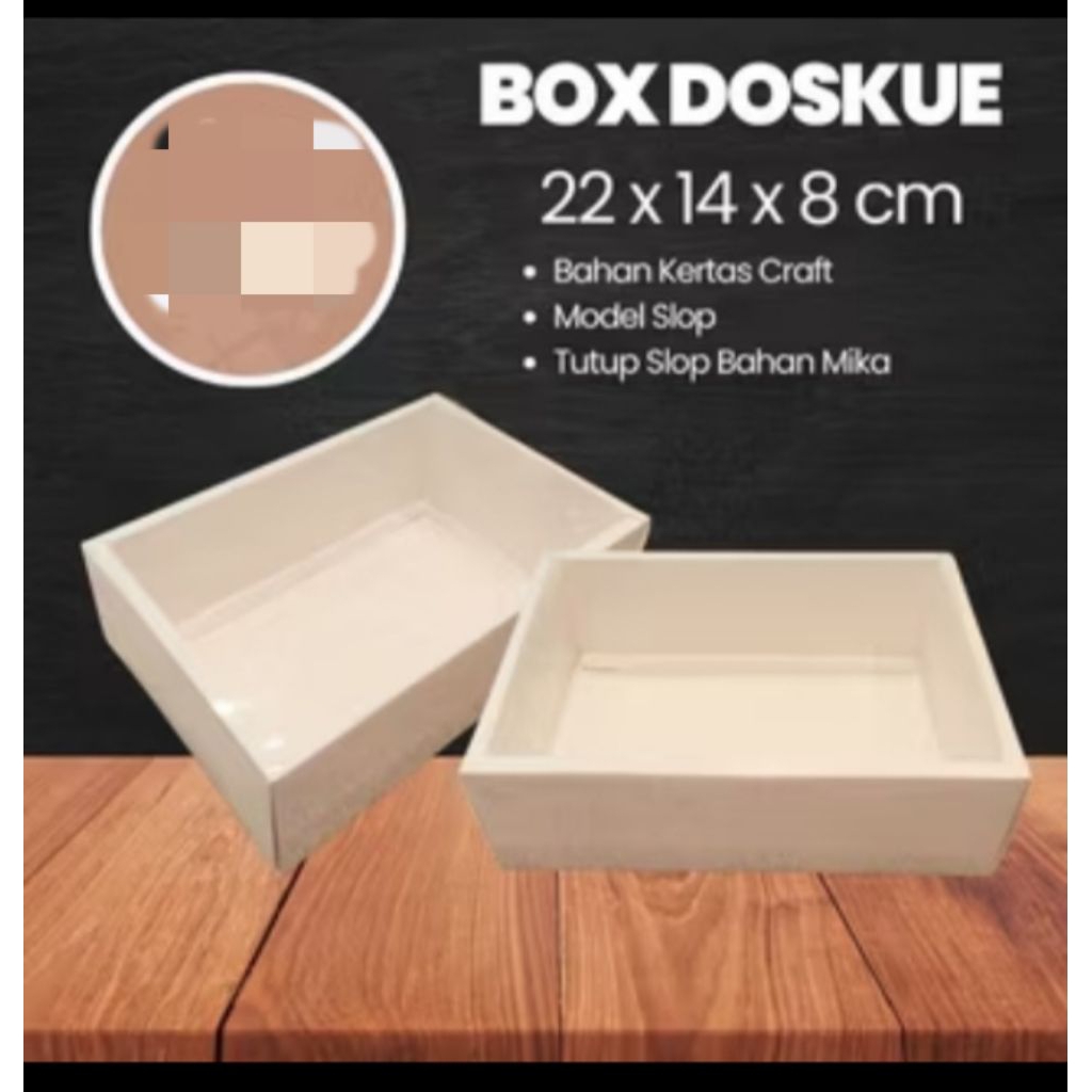 

Box Doskue Model slop Untuk Souvenir dan kebutuhan Craft lainnya