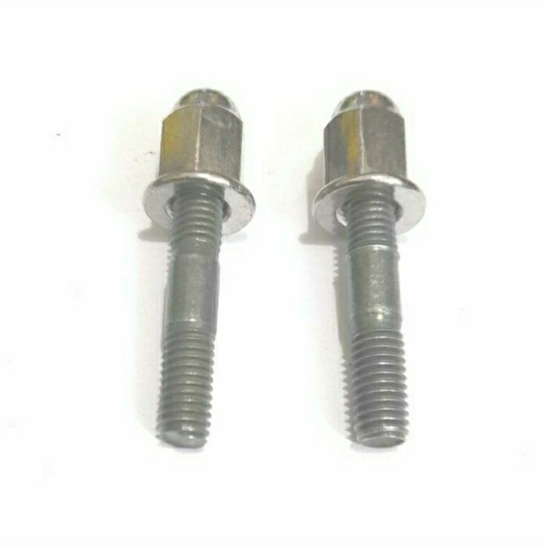 Baut tanam + mur Knalpot 6mm Baut 10 Beat/Vario