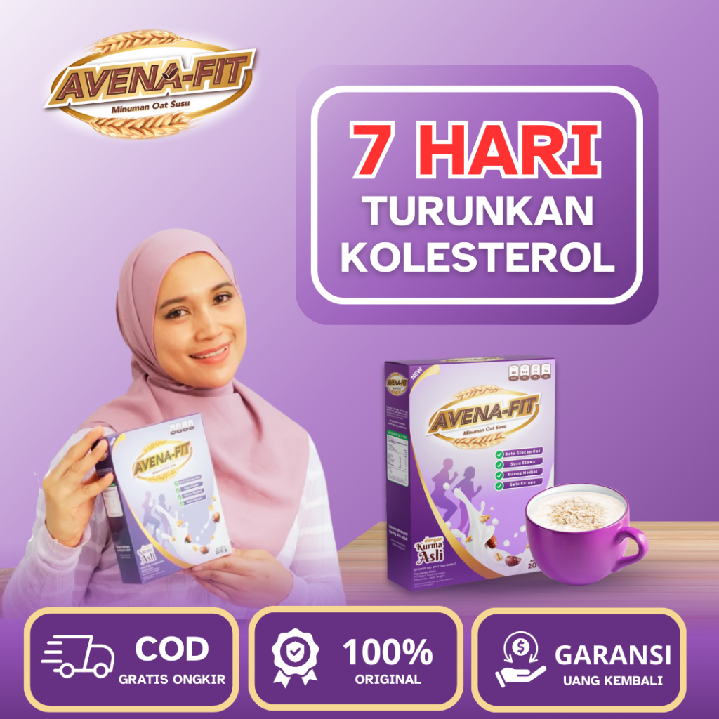 

AvenaFit Sereal Oat Susu Sehat – Turunkan Kolesterol, Stabilkan Gula Darah & Jaga Jantung Alami