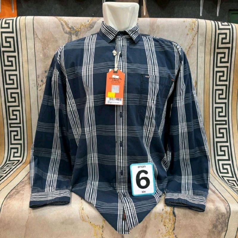 Kemeja Panjang Cardinal Casual