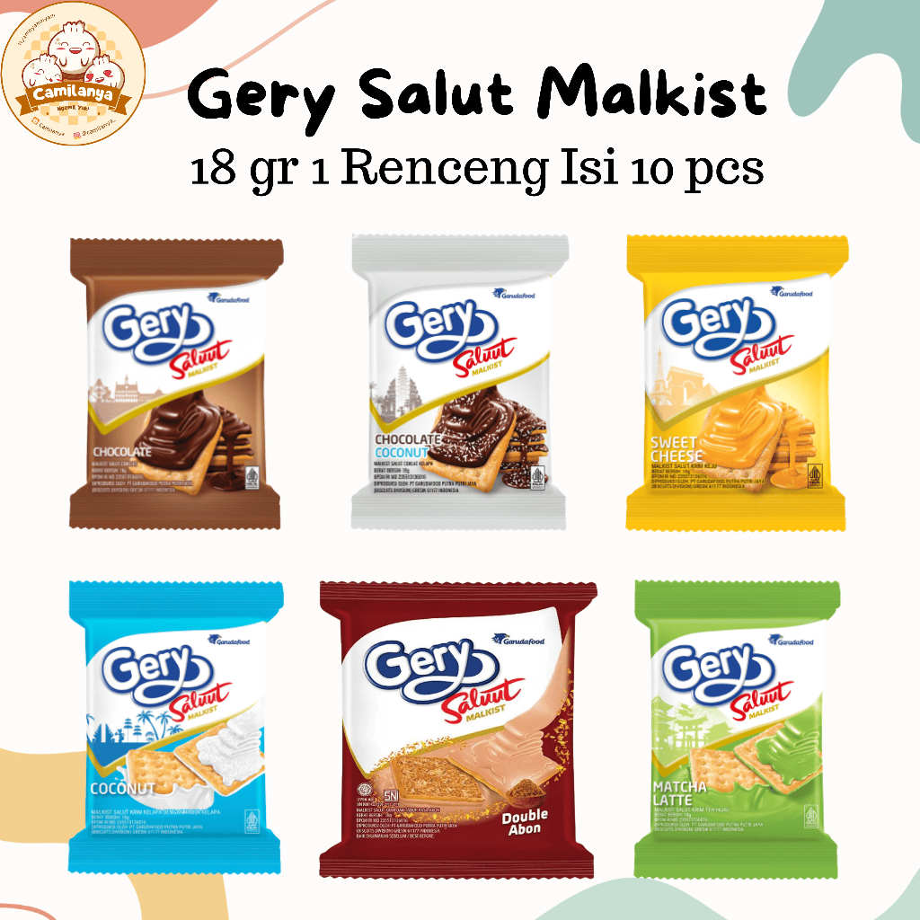 

Gery Salut Malkist 15 gr 1 Renceng/Pak Isi 10 pcs