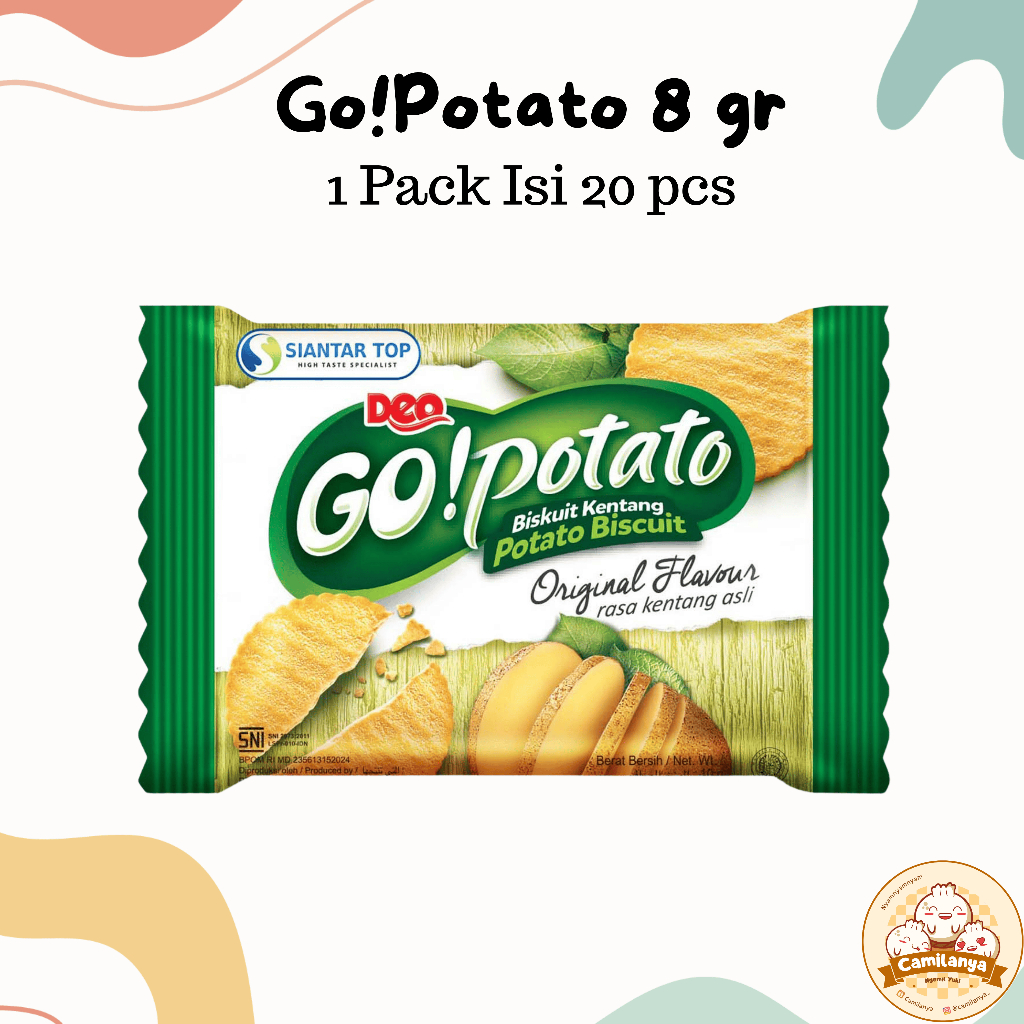 

Deo Go Potato Gopotato 8 gr 1 Pack/Pak Isi 20 pcs