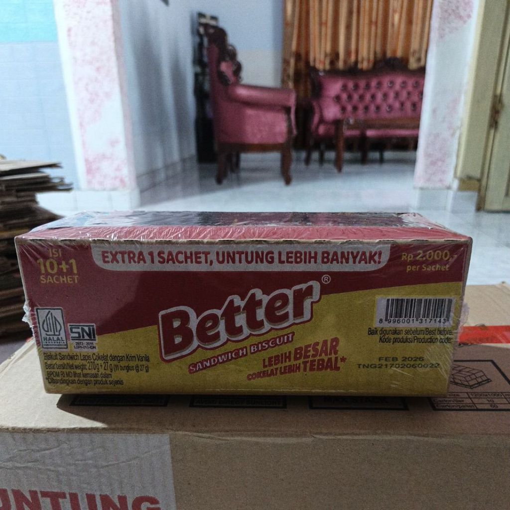 

better sandwich vanila cream