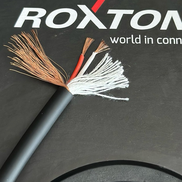 KABEL MICROPHONE STEREO (ISI 3) ROXTONE MC-002 101% ORIGINAL (HARGA 1 METER) Kabel balance atau mic 