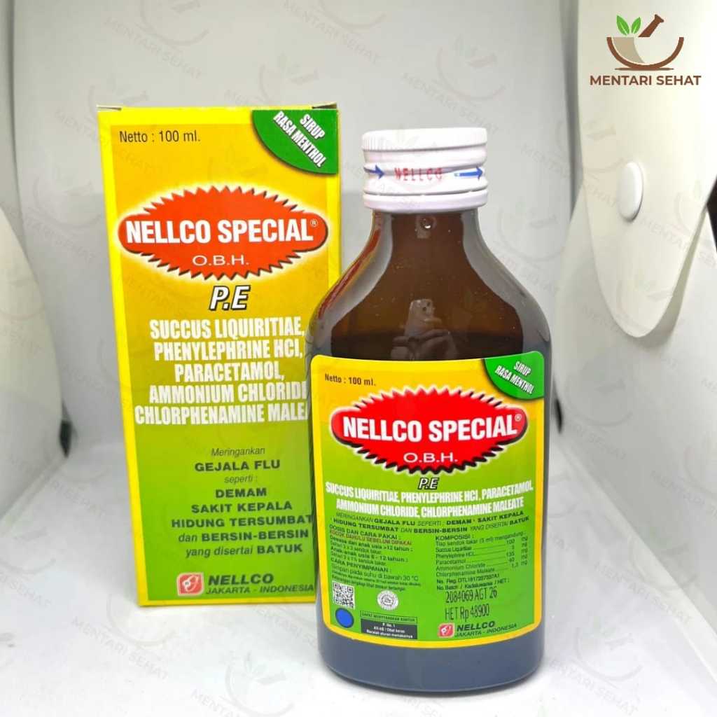 Nellco Special PE - Obat Batuk Flu Pilek Nelco Obat Batuk Hitam