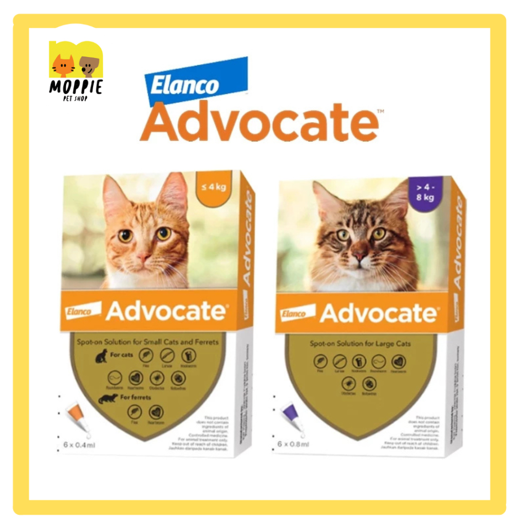 ADVOCATE Cat Elanco Obat Kutu Kucing Advocate Ecer/ Obat Kutu