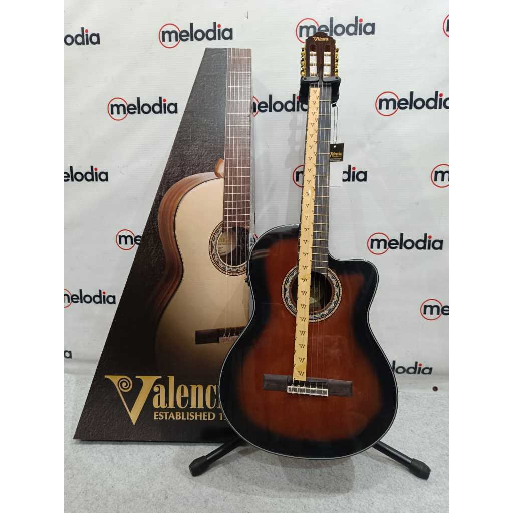 Valencia VC 564 CE BSB Acoustic Electric Guitar Nylon Cutaway