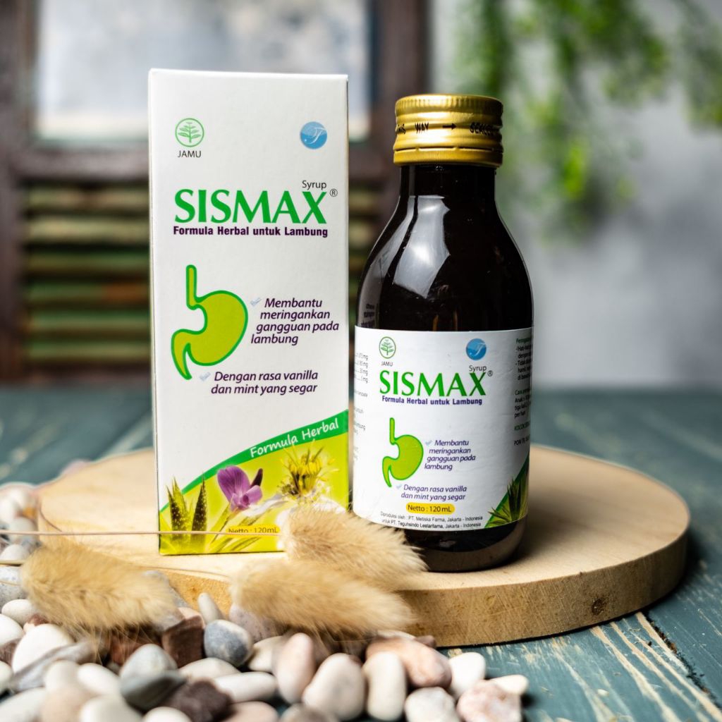 PROMO.!! Sismax 120ml (Syrup Herbal Untuk Sakit Maag & Kesehatan Lambung Orang Dewasa)
