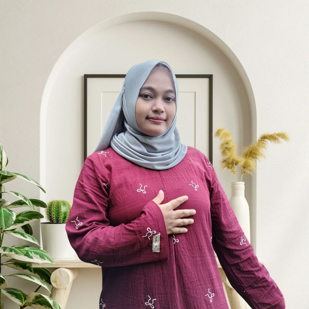 Grosir Gamis Abaya Pita Bordir Baju Wanita Muslim Model Terbaru