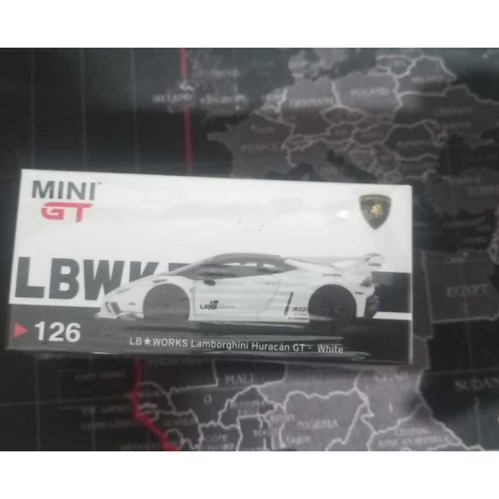 Mini GT Huracan White
