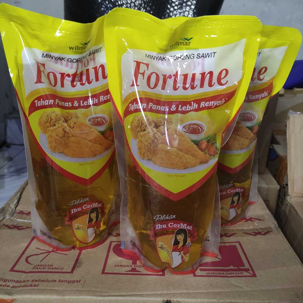 

MINYAK GORENG FORTUNE REFILL KEMASAN 1 LITER MURAH