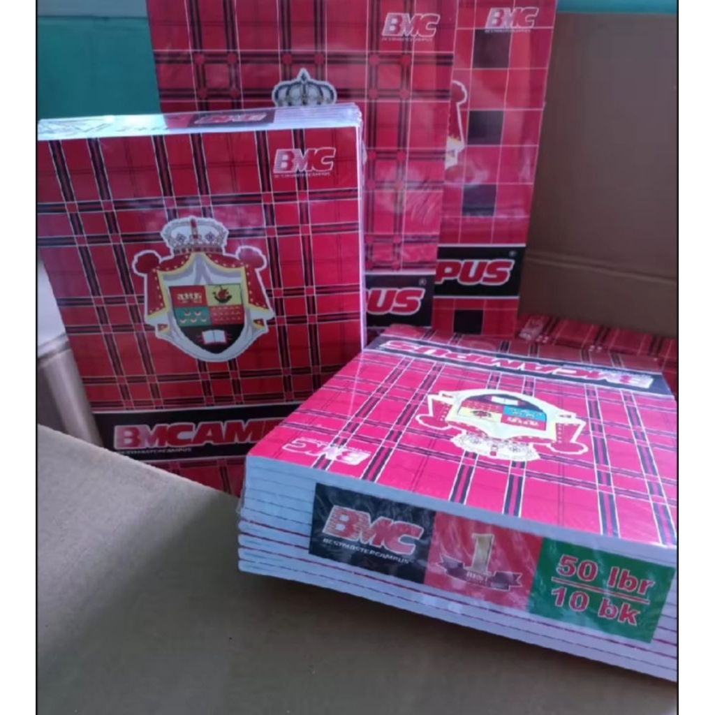 

BUKU TULIS SEKOLAH BMCAMPUS ISI 36 LEMBAR 1 PACK ATAU 10 BUKU