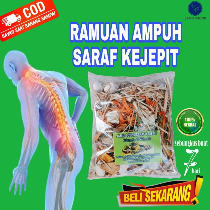 

JAMU GODOK SARAF KEJEPIT, OBAT ALAMI AMPUH URAT SYARAF PINGGANG TULANG BELAKANG, BOKONG EKOR AMPUH 01