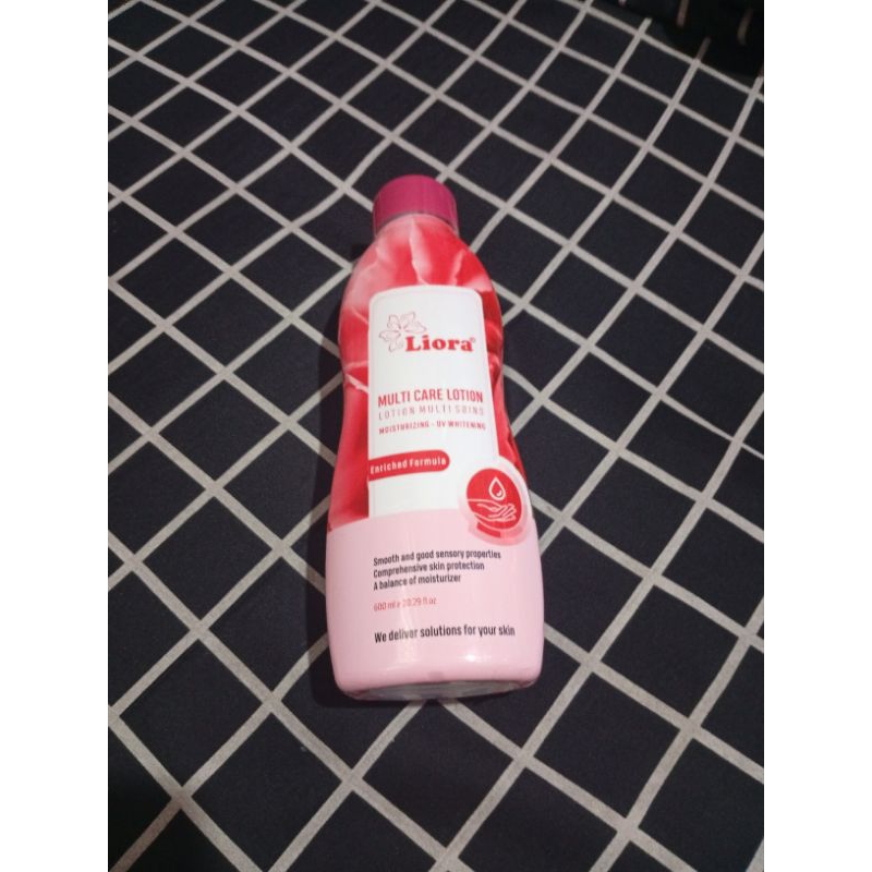LIORA Whitening Body Lotion (PINK) | Handbody Pencerah Kulit 600 ML