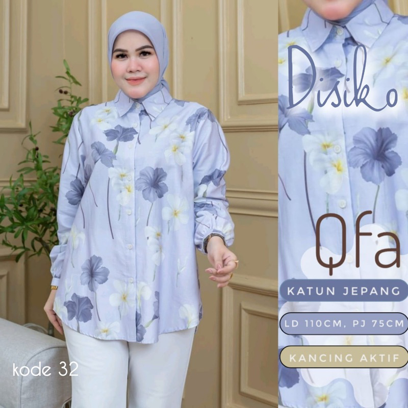 MUUGE DISIKO KEMEJA MOTIF RANKAUSHI PREMIUM • ONELLA • SCOOTER • CUTE OUTER SET BY QFA KEMEJA FLANEL