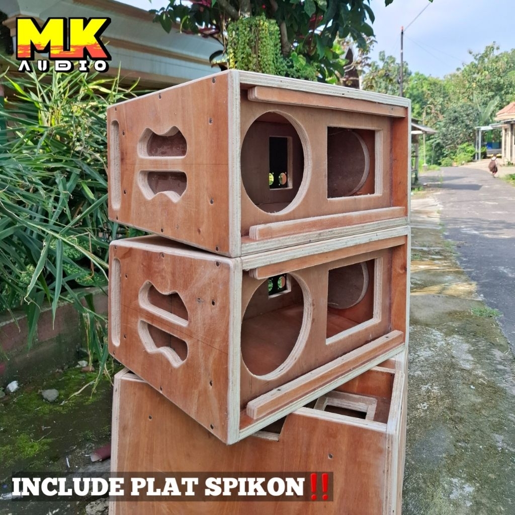 BOX MIDDLE 6 INCH/ LINE ARRAY 6 INCH INCLUDE PLAT SPIKON‼️