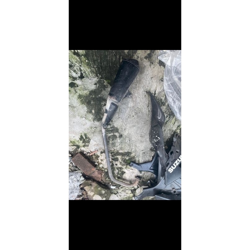 knalpot standar gsx second