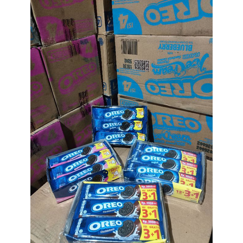 

Oreo1 box isi 12(original/coklat/strowbery/ice cream(exp juli-des2025)