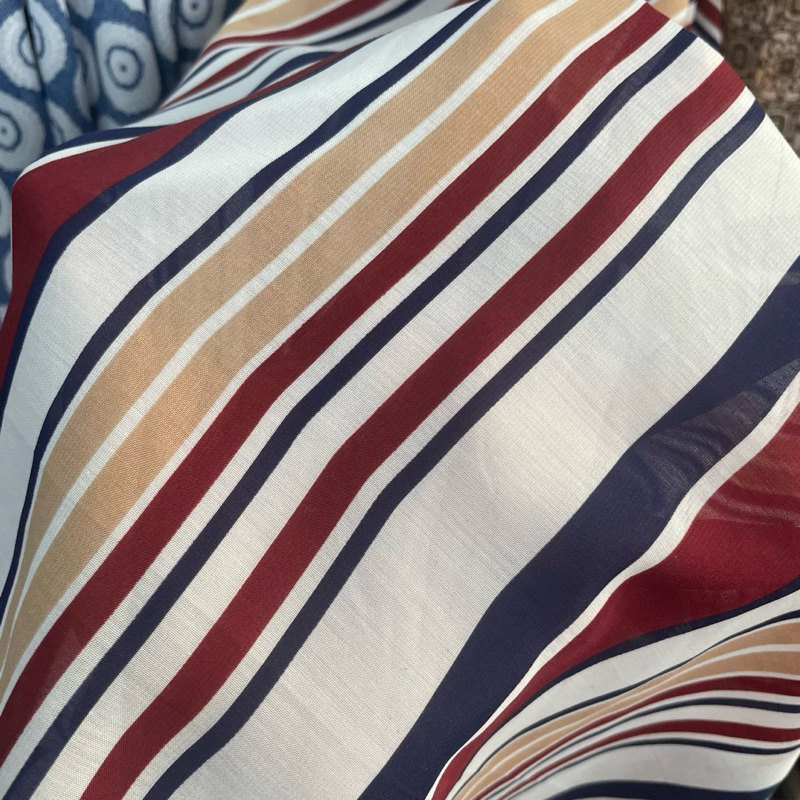 kain katun motif - kain katun viscose motif salur premium - kain katun style premium - kain katun or