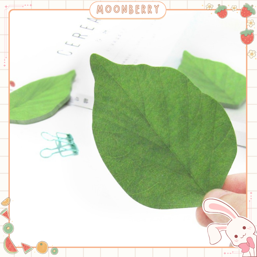 

Memo tempel Post Note Korea Bentuk Daun hijau Sticky notes
