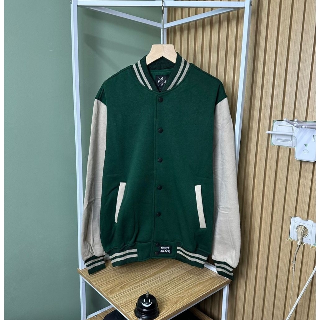 jacket varsity polos pria/wanita jacket baseeball UNISEX