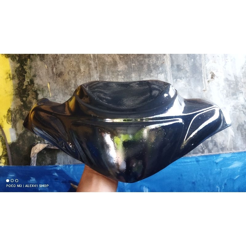 batok buta 125 z lis lampu hitam glossy