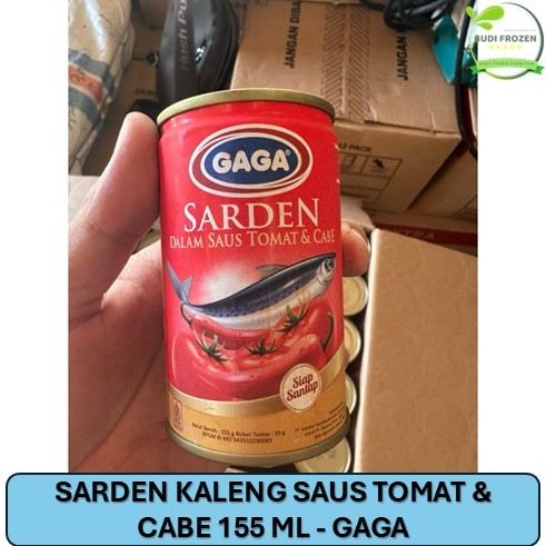 

SARDEN KALENG SAUS TOMAT & CABE 155 ML - GAGA