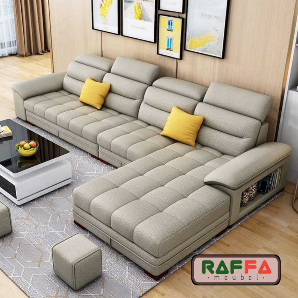 L29 RAFFA MEUBEL - Sofa Minimalis Ruang Tamu - Sofa Leter L Minimalis Terbaru - Sofa Ruang Tamu
