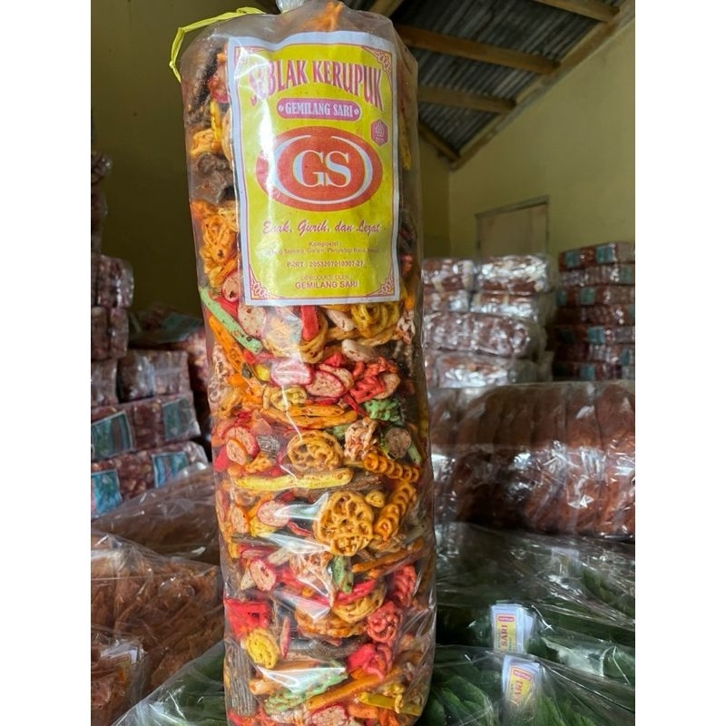 

KERUPUK SEBLAK MIX KEMASAN 200GR