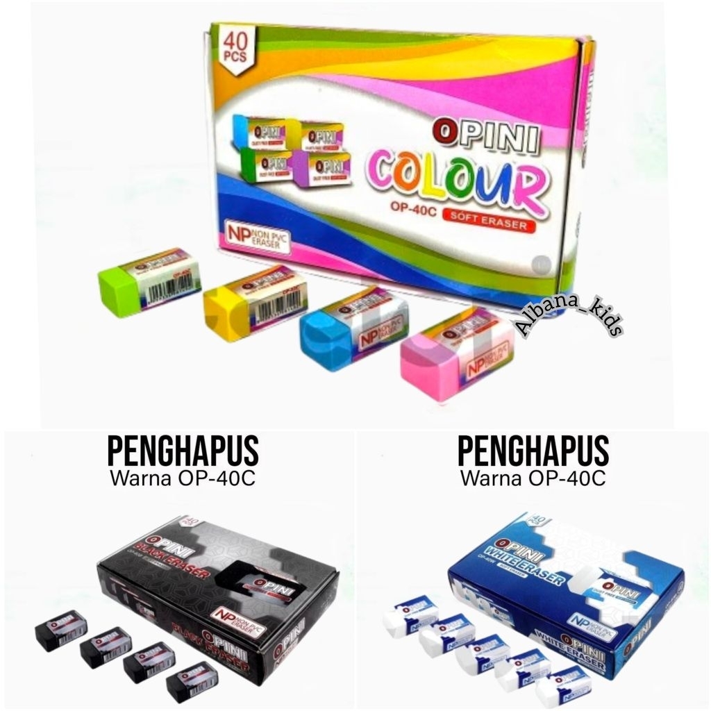 

Penghapus Pensil Karet Warna Joyco Besar Kecil Ecer