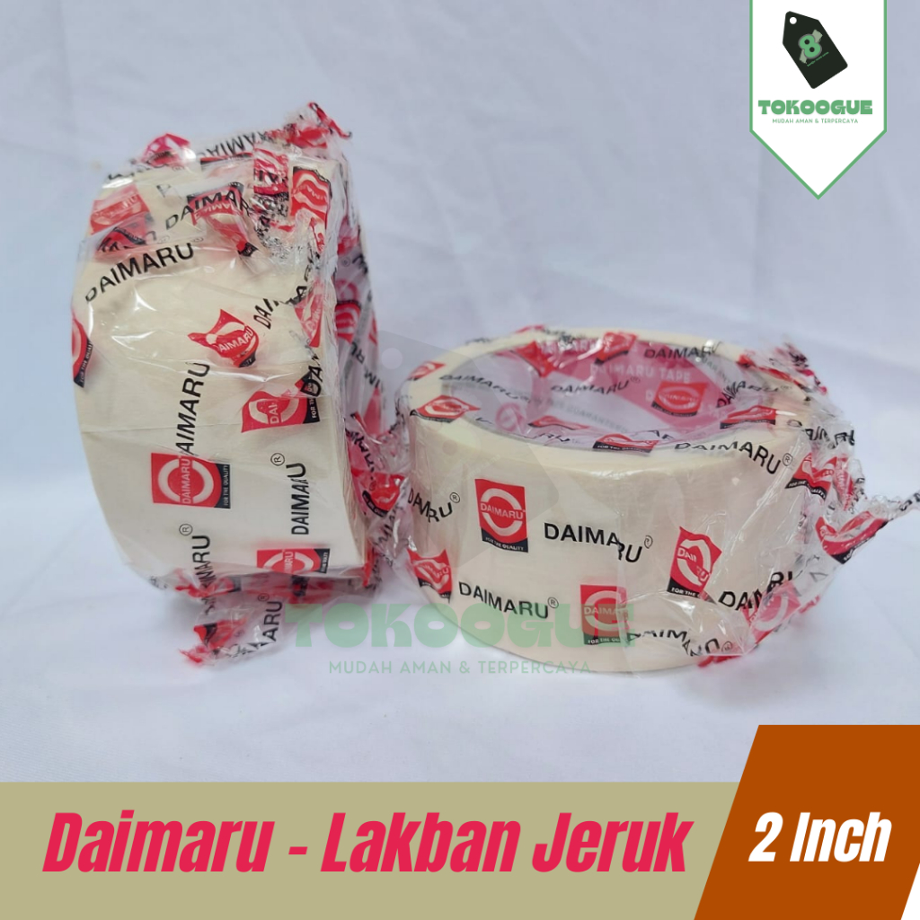 

Daimaru Masking Tape Lakban Kertas Lakban Jeruk 48x21mm
