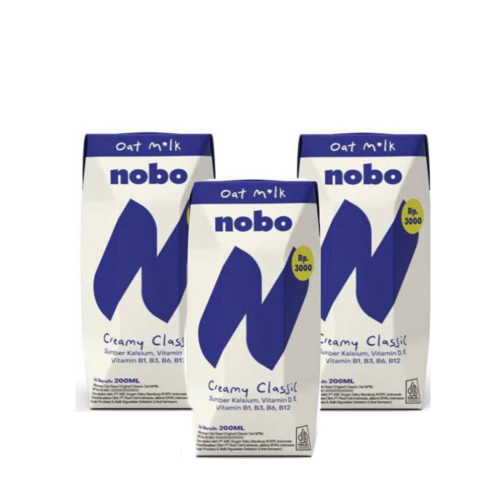 

Oat Milk Nobo 200ml/ Nobo/ Susu Nobo/ Oat Milk
