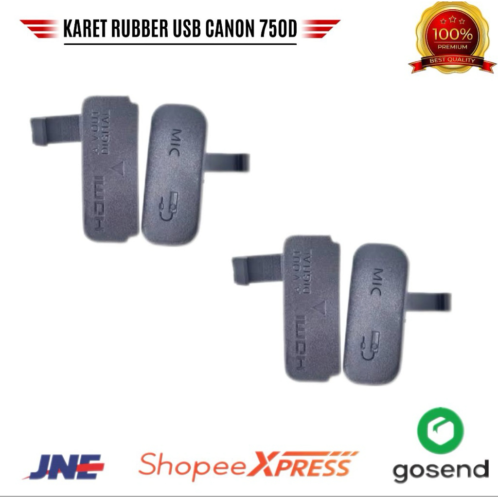Rubber karet Tutup USB canon 750d camera