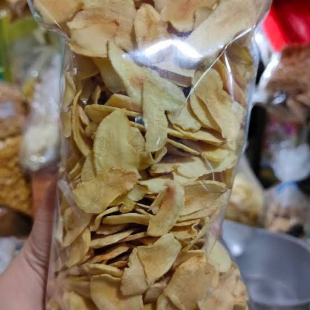 

Kripik Gayam Gurih Kriuk Empuk Khas Bantul Kemasan 500gr