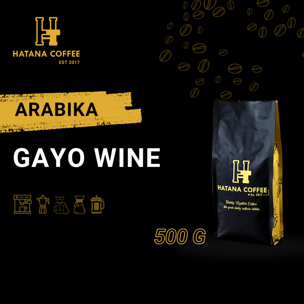 

Kopi Arabika Gayo Wine 500 Gram | Hatana Coffee