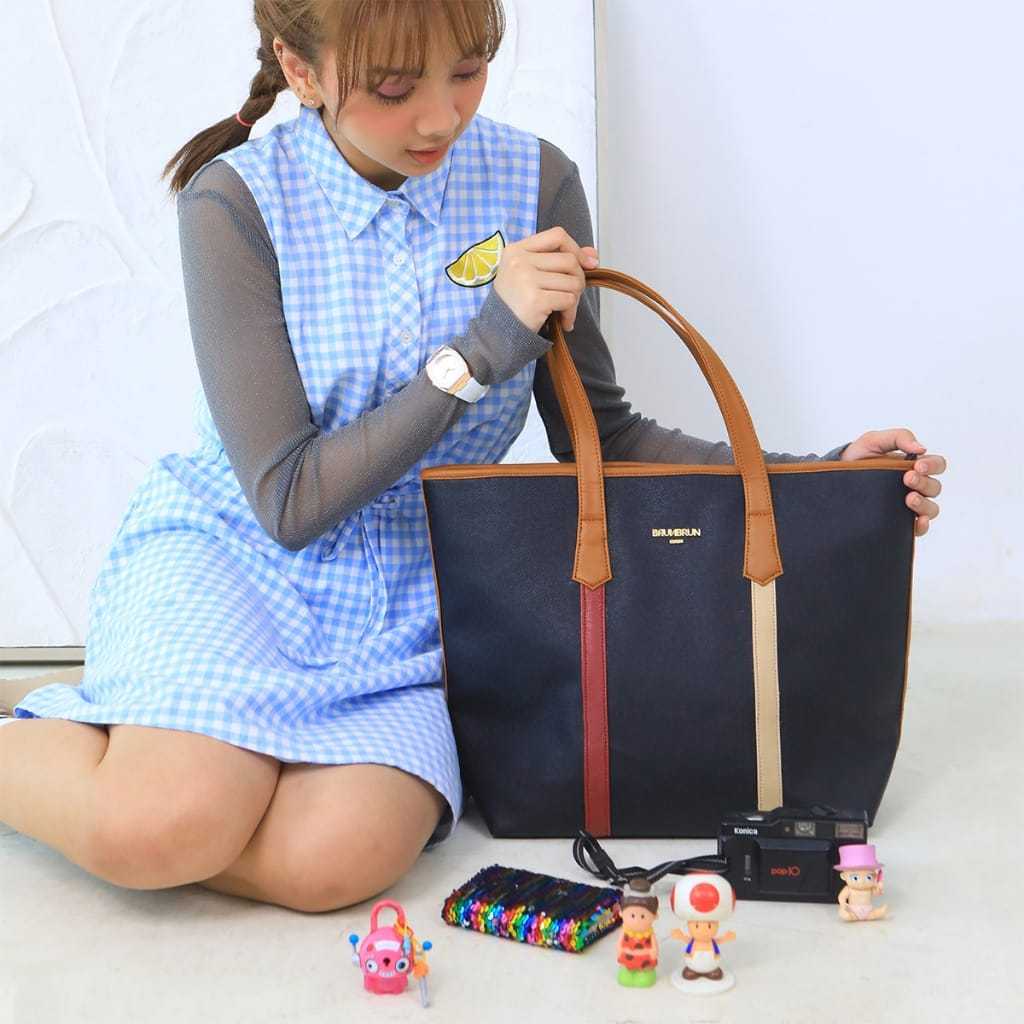 TOTE BAG WANITA ORIGINAL BRUNBRUN PARIS TAS DLYIS PROMO