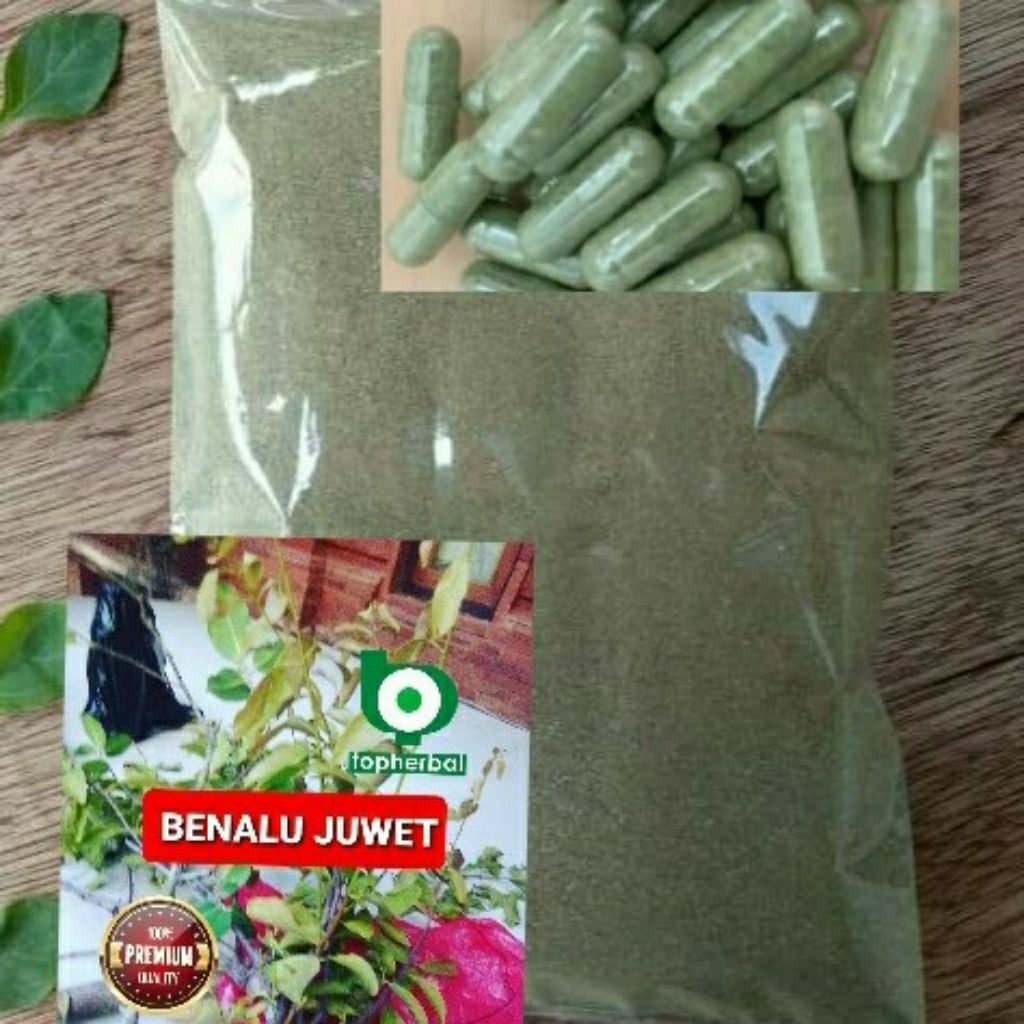 

Kapsul Benalu Juwet/Duwet isi 100 Kapsul (Kering Hijau Organik Super Premium)