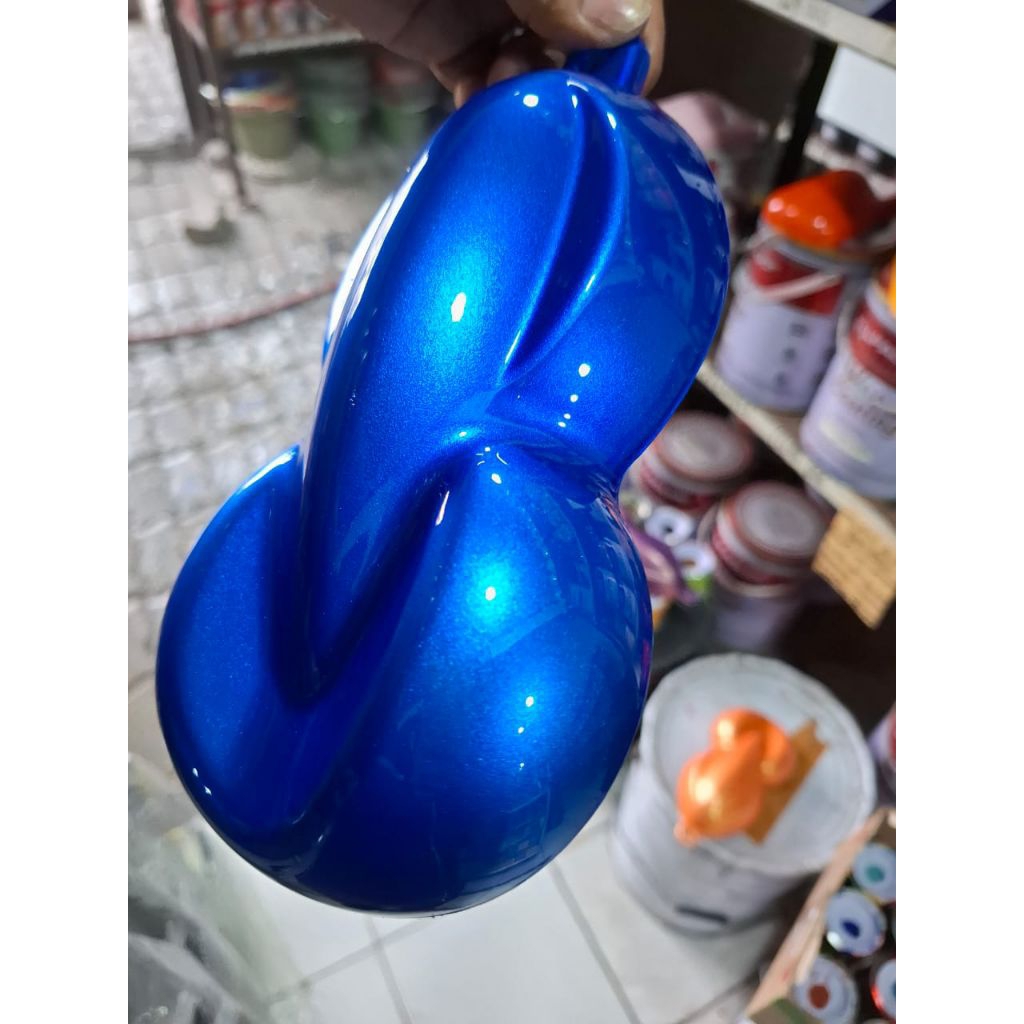 jual cat duco pu base coat biru metalic cat motor mobil cat custom automotif