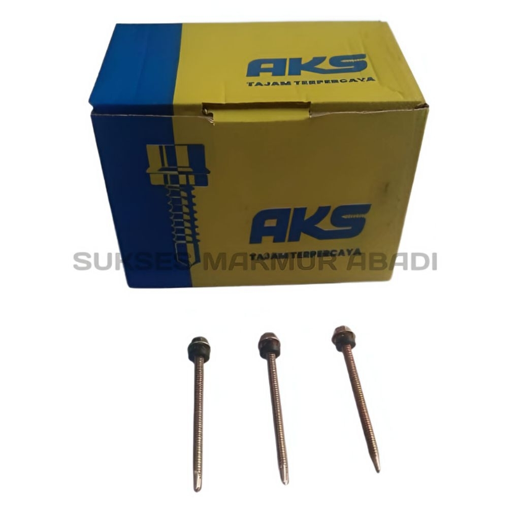 Baut Baja Ringan 7cm 12x70 1 Dus Isi 175 Pcs/Sekrup Baja Ringan/Baut Baja Ringan/Sekrup/Roofing