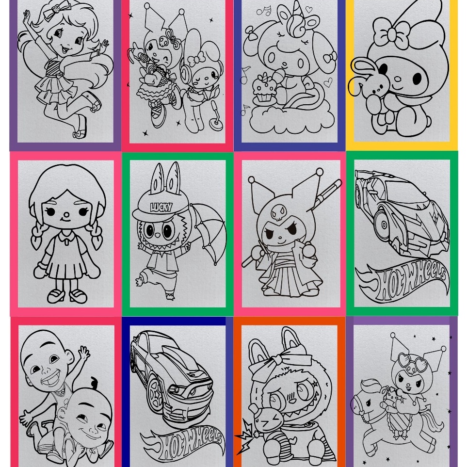 

KODE O97S Paket 1 styrofoam lukis ukuran 3x4 list lakban sterofoam gabus melukis mewarnai steropom