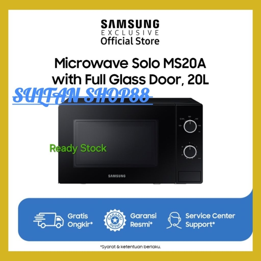 SAMSUNG MICROWAVE MS20A3010AL 20 LITER HEMAT LISTRIK 100-700 WATT l MICROWAVE SAMSUNG MS20A3010AL 20