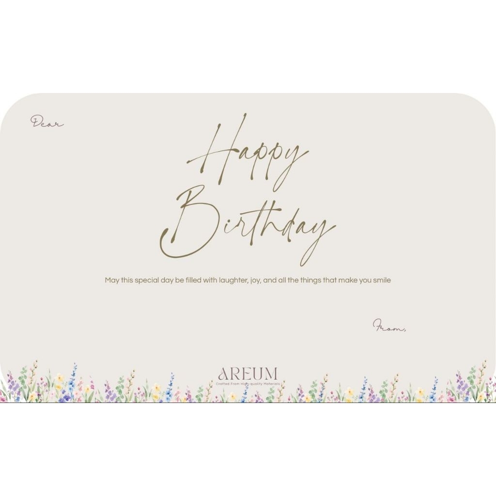 

AREUM - GIFT CARD