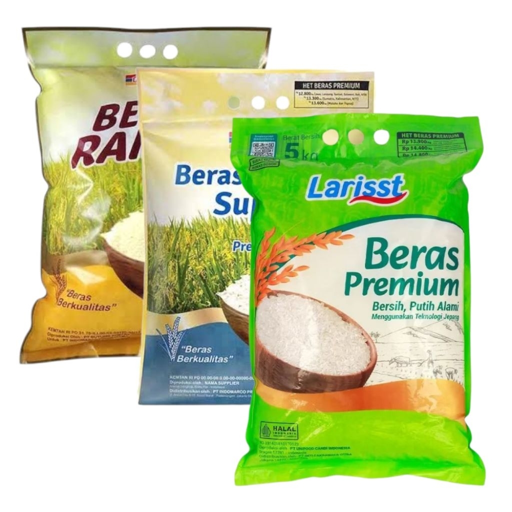 

Beras premium 5Kg