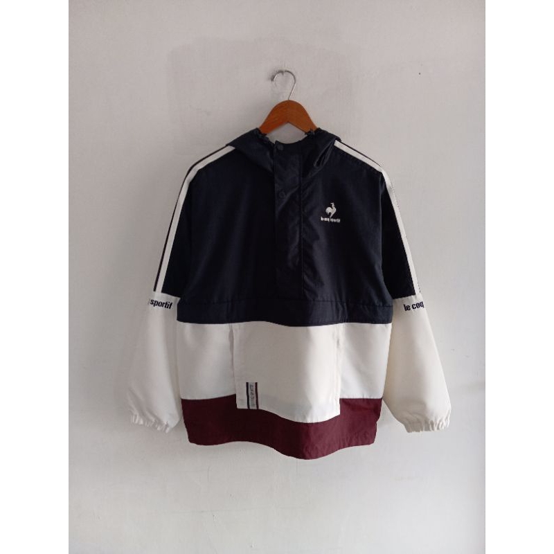 jaket parasut anorak cagoule colorblock Le Coq Sportif
