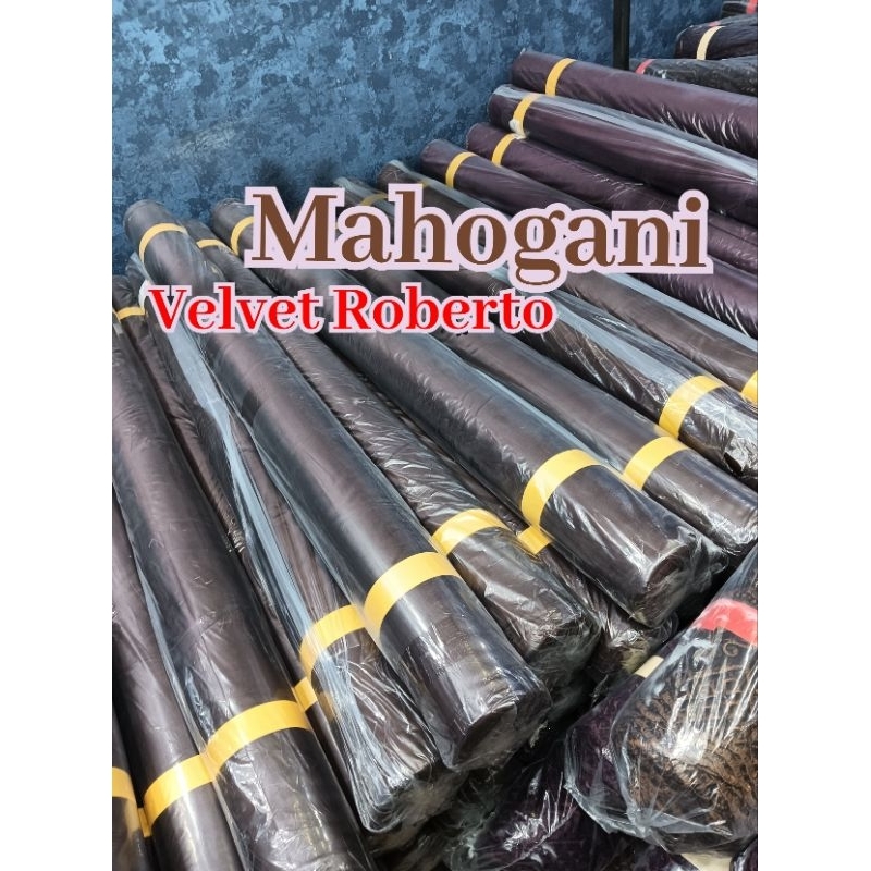 kain bahan satin silky Velvet kain satin bridesmaid meteran bahan satin Roberto velvet