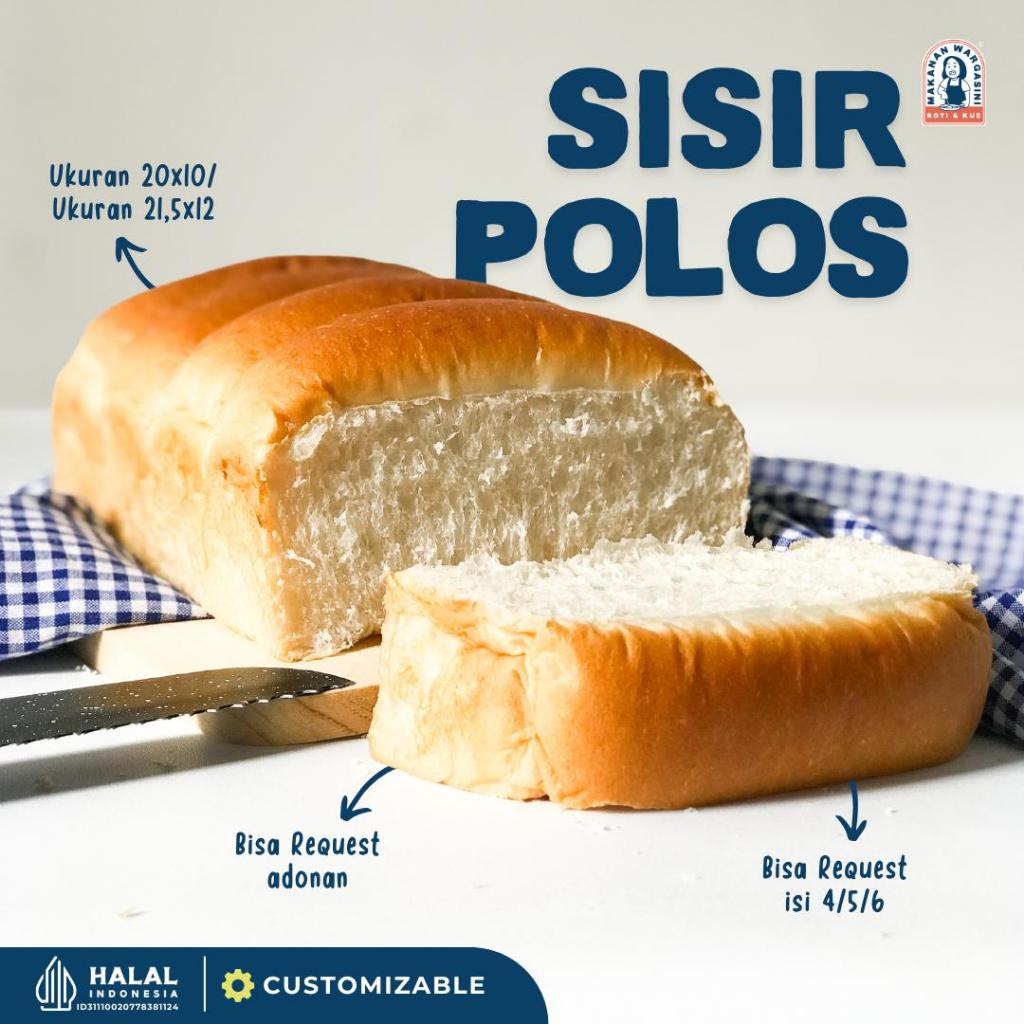 

Roti Sisir Montok/Gembong/ Sobek/ Kukus Thai POLOS / Supplier Roti Makanan Wargasini UMKM